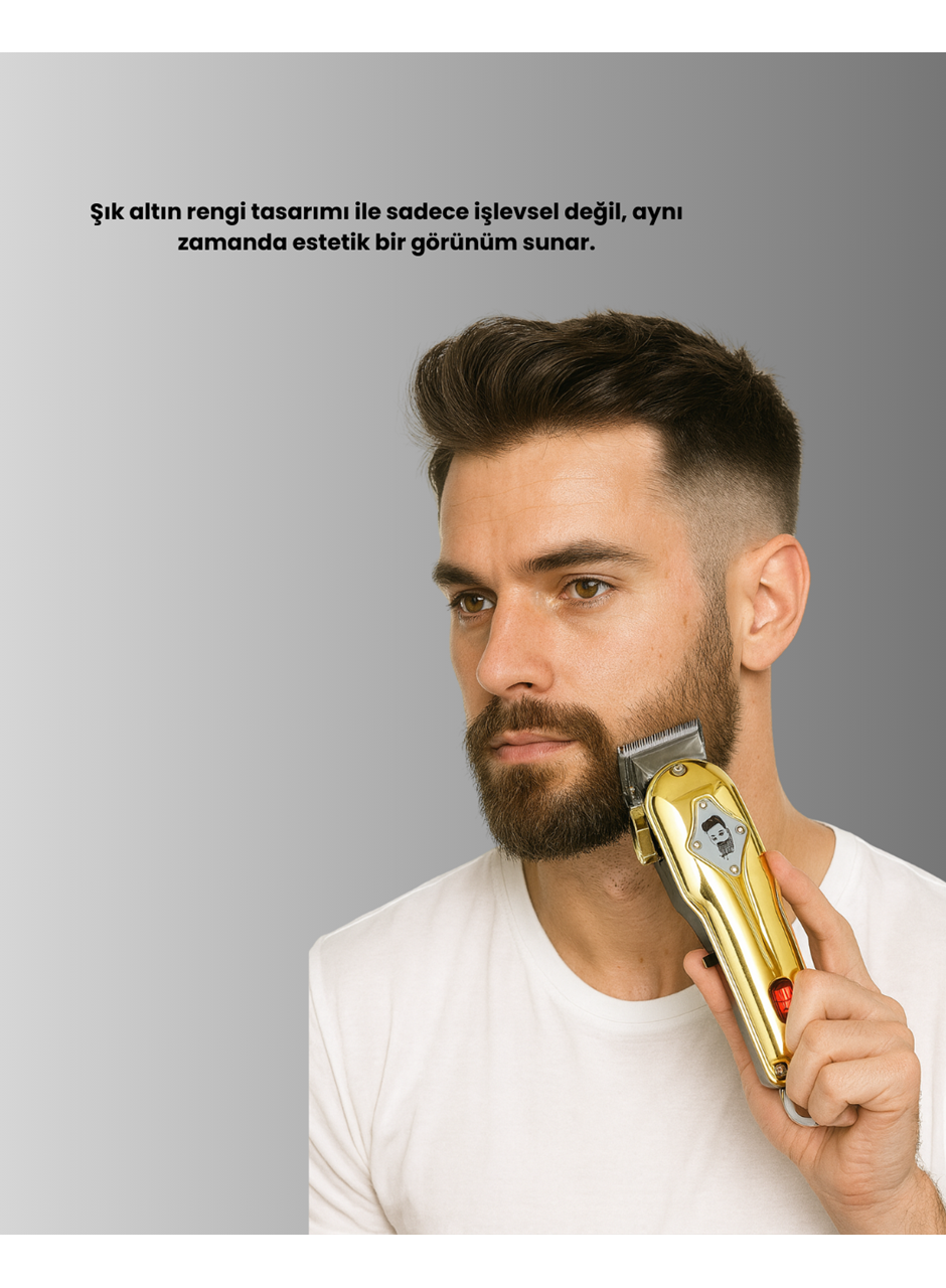 Ergonomik Tasarımlı, Hafif ve Taşınabilir Profesyonel Tıraş Makinesi