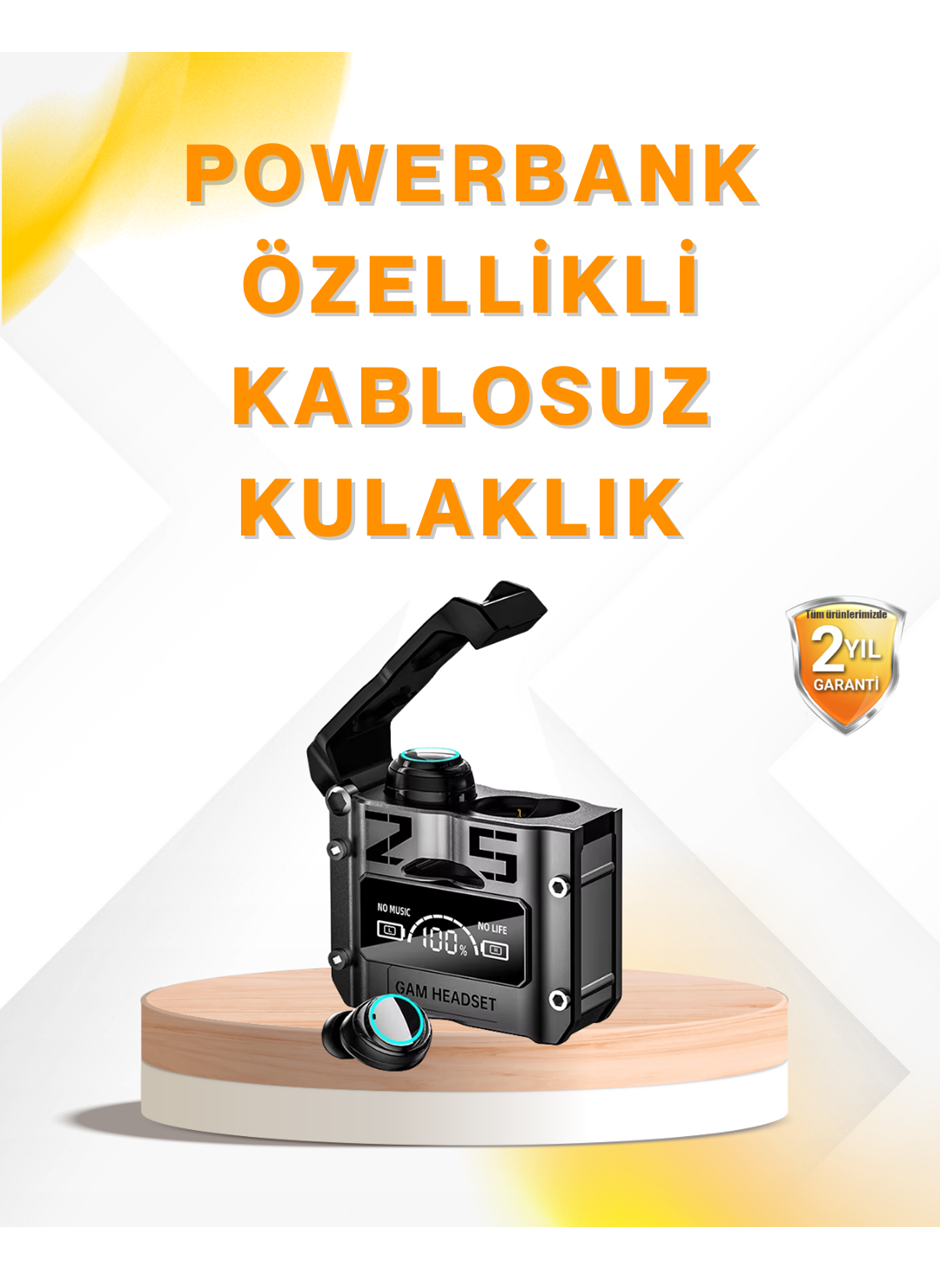 Su Geçirmez Bluetooth Kulak İçi Kablosuz Kulaklık 400mAh Pil