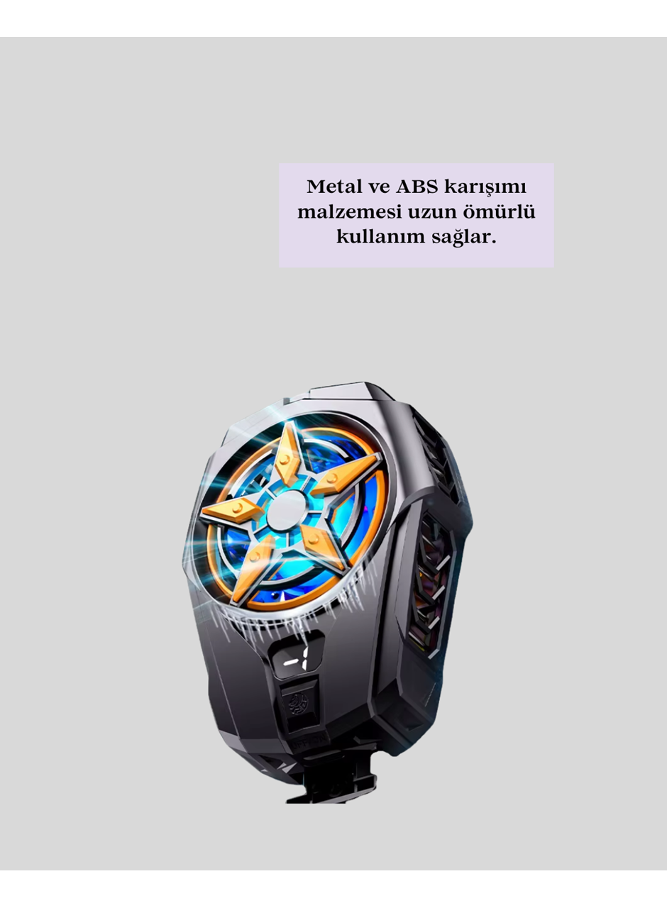 Evrensel Uyumlu Type-C Şarjlı Cep Telefonu Radyatörü