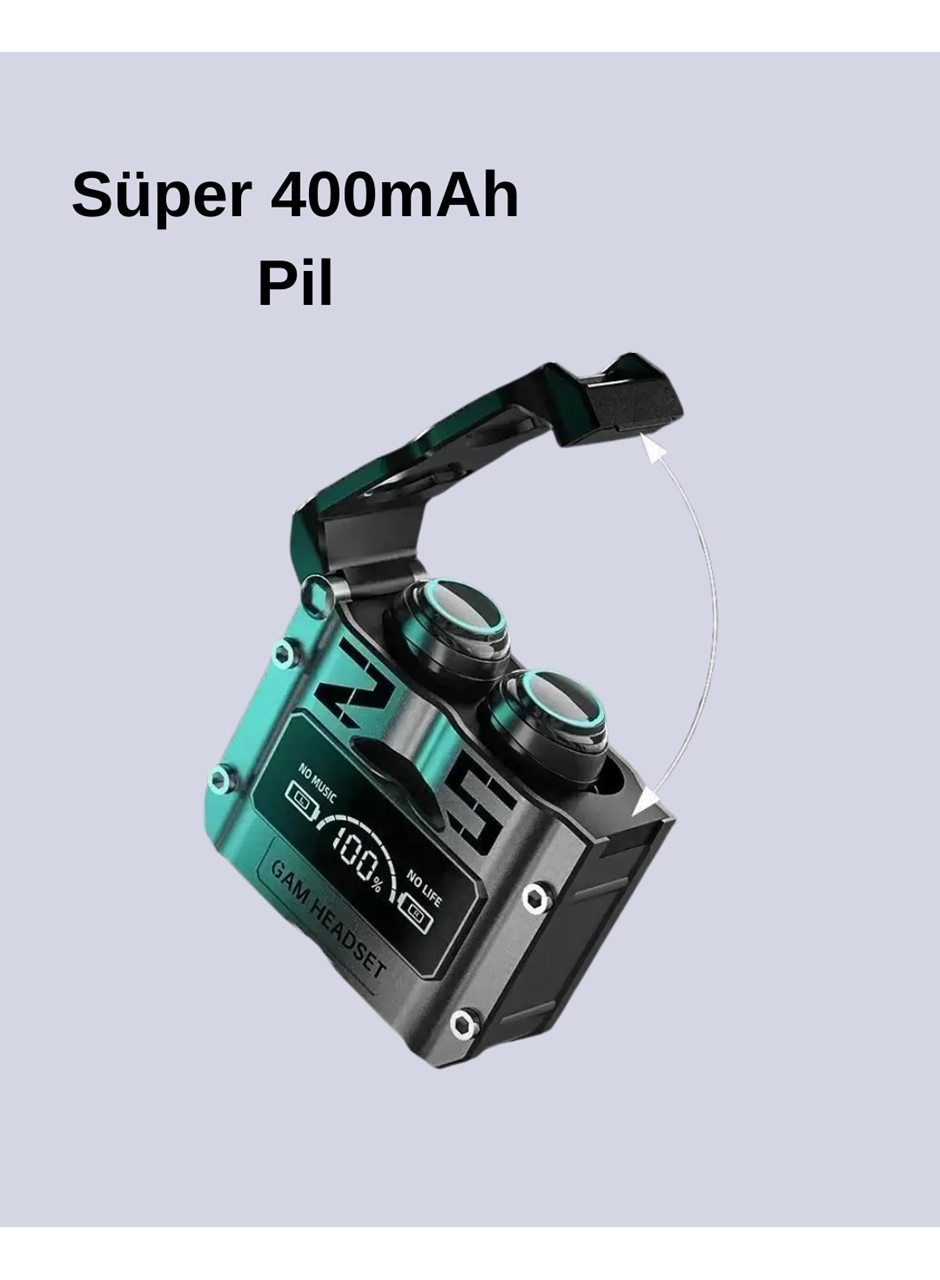 Su Geçirmez Bluetooth Kulak İçi Kablosuz Kulaklık 400mAh Pil