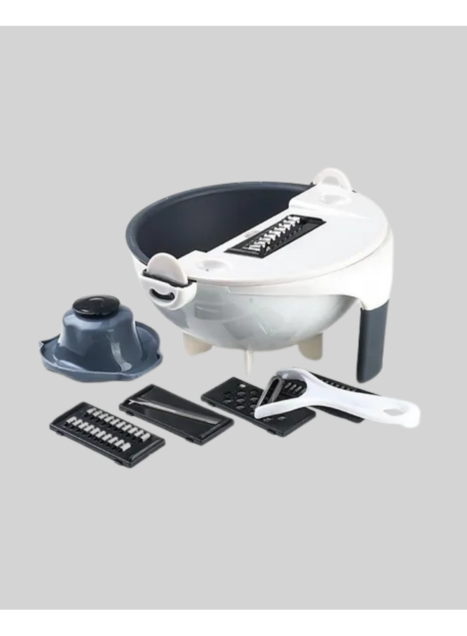 Ergonomik Sebze Rendeleyici ve Süzgeç Hazneli Dilimleyici