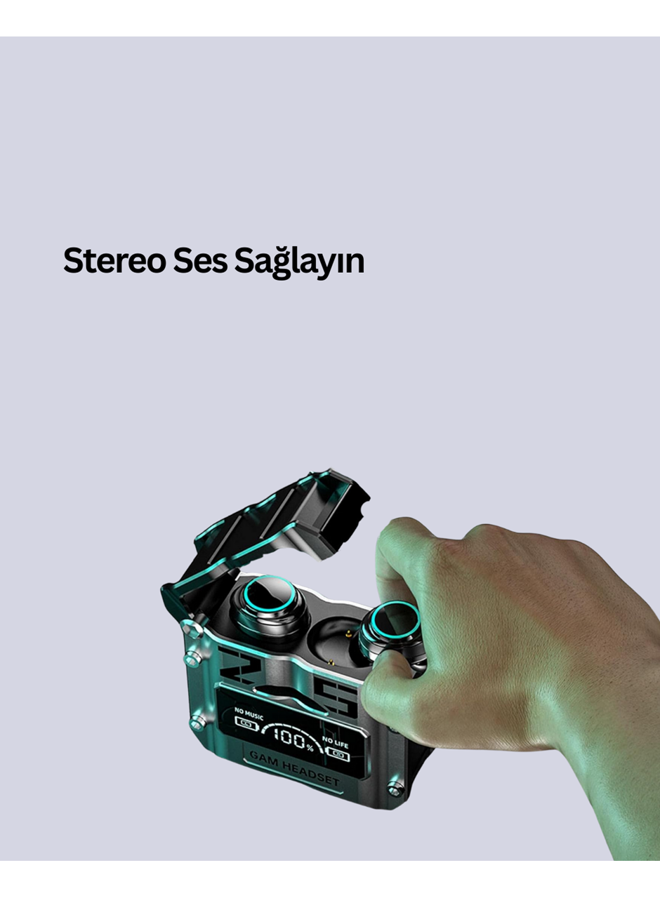 Bluetooth Kulaklık Kablosuz ANC Gürültü Önleyici Stereo Ses