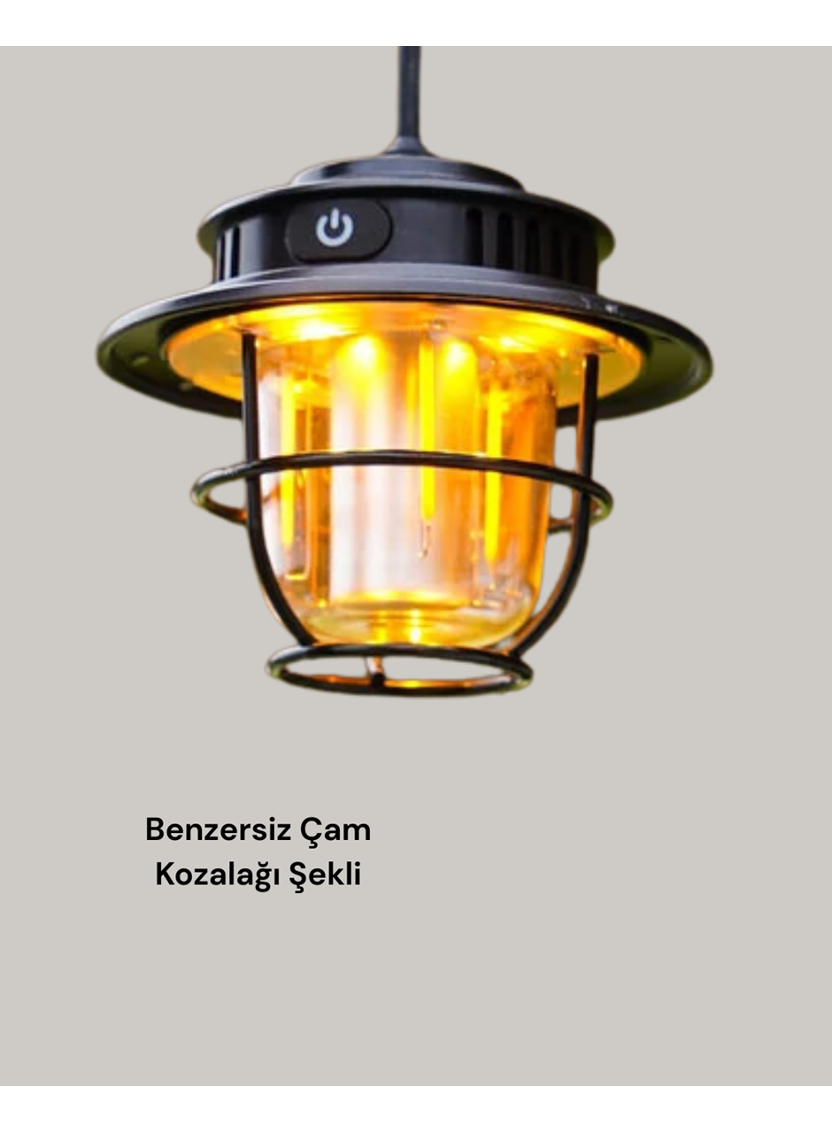 Açık Hava Etkinlikleri İçin Çam Kozalağı Gece Işığı