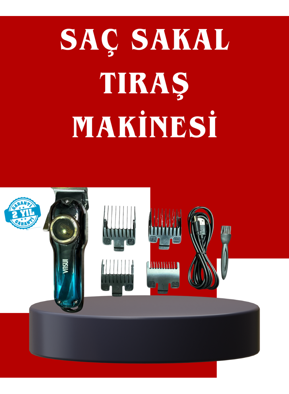 Uzun Çalışma Süreli LCD Göstergeli Saç Kesme Makinesi