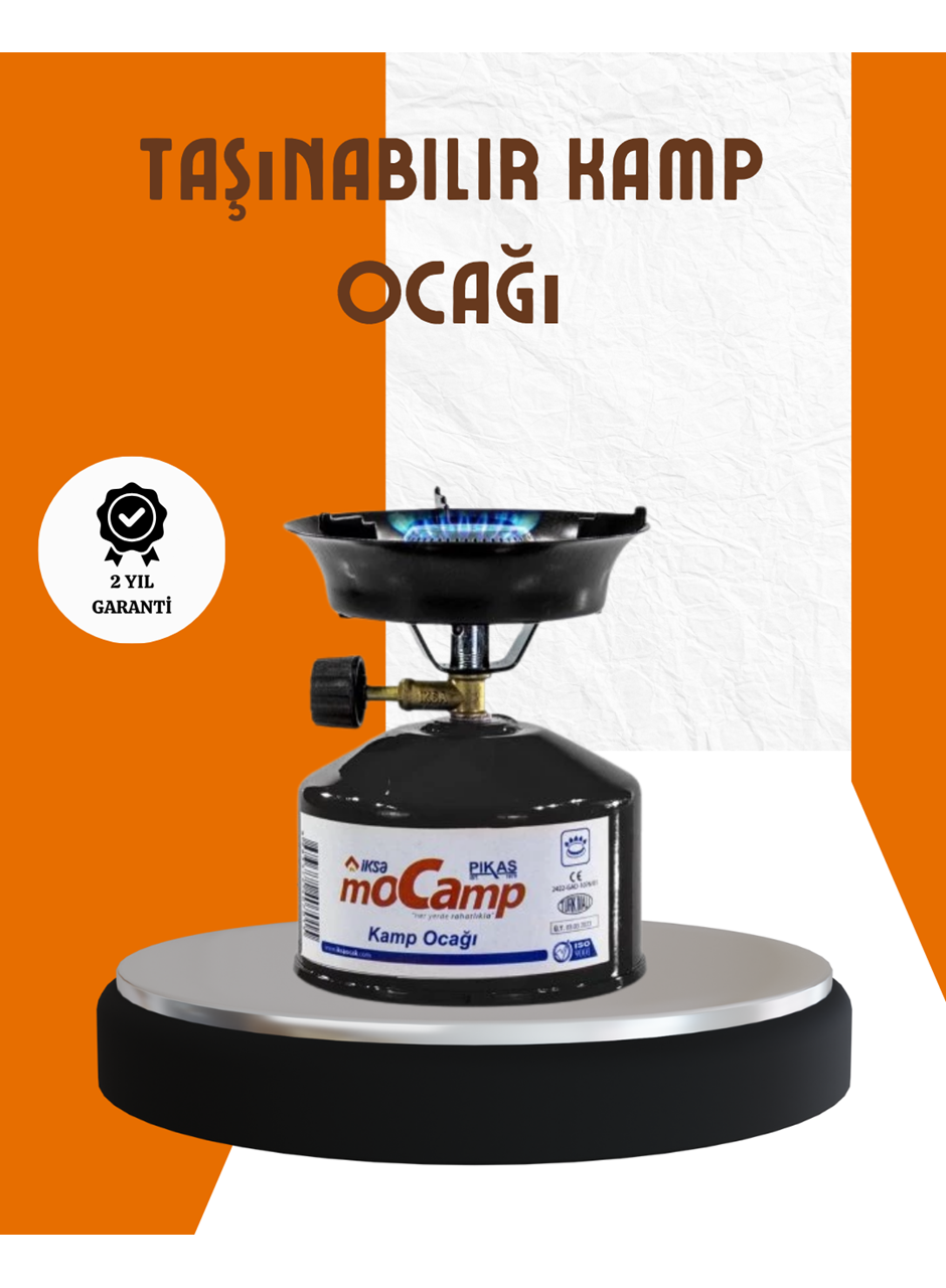 Taşınabilir Metal Gövdeli Kamp Ocağı Seti