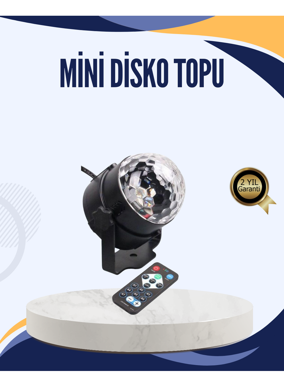 Müzik Sensörlü Renkli LED Parti Işığı