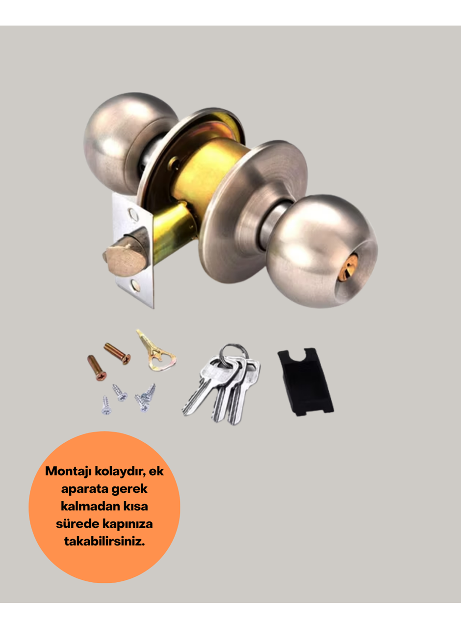 Topuzlu Kapı Kilidi