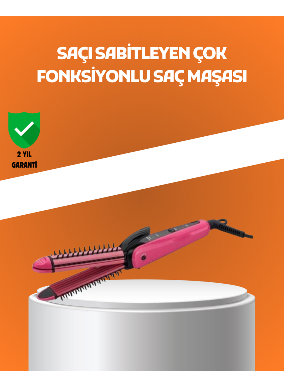 Hızlı Isınan Saç Maşası ve Düzleştirici | Çift Fonksiyonlu