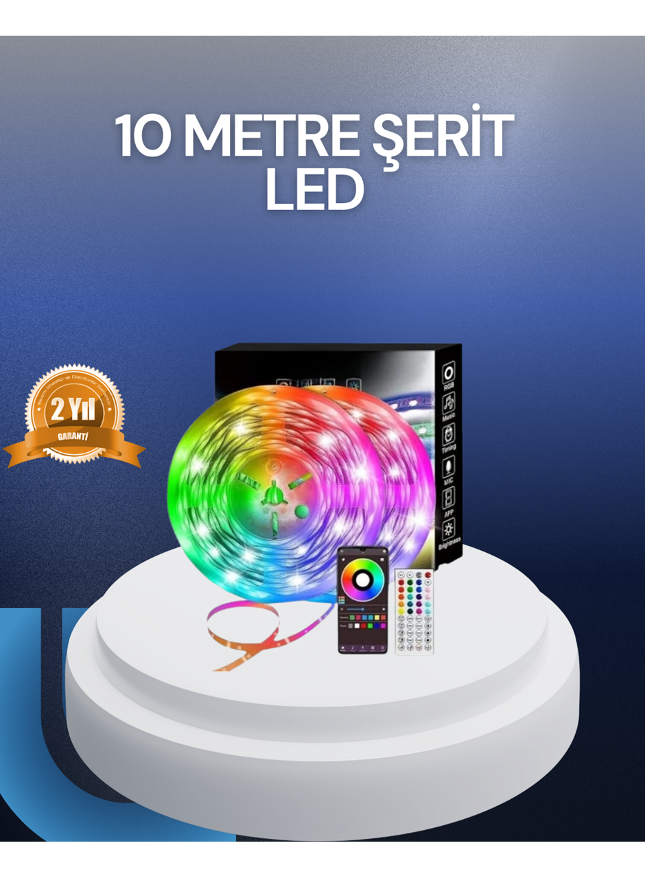 10 Metre USB Smart Şerit Led Kumandalı Telefon Kontrollü