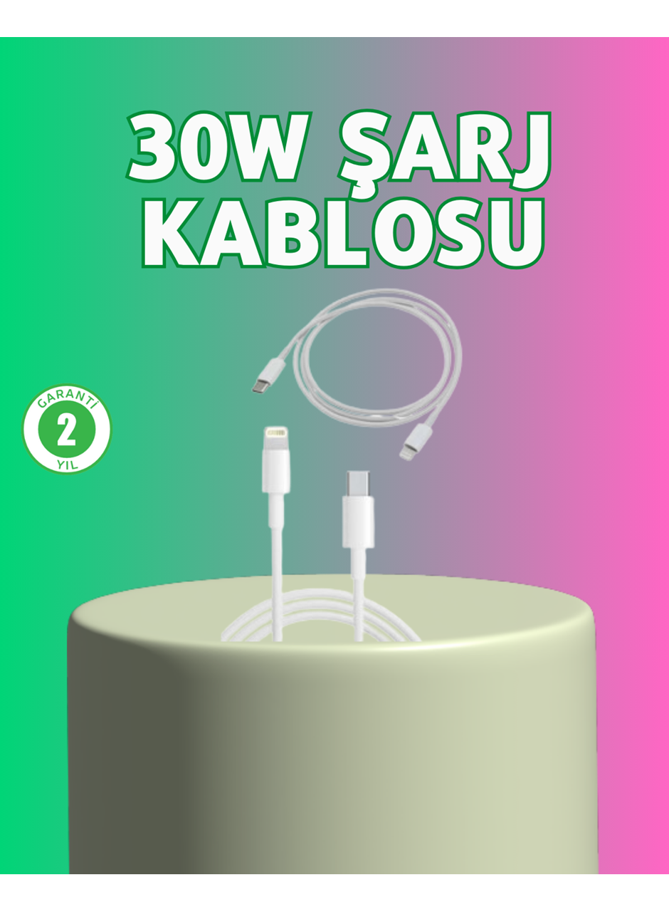 Orijinal Kalite 30W Type-C Lightning Hızlı Şarj Kablosu – 1.2m Dayanıklı