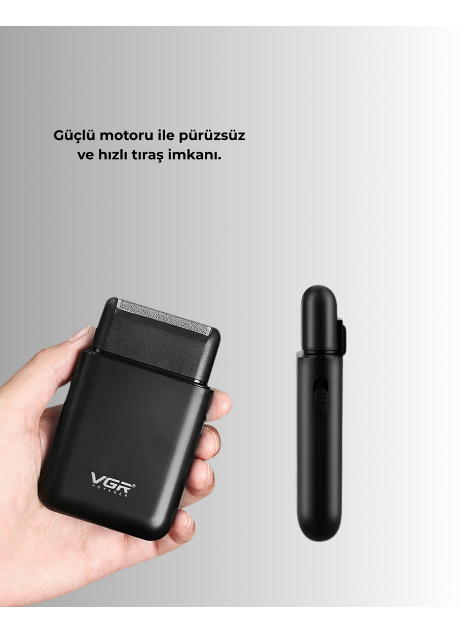 USB Şarjlı Erkek Tıraş Makinesi | Cilt Dostu ve Kompakt Tasarım