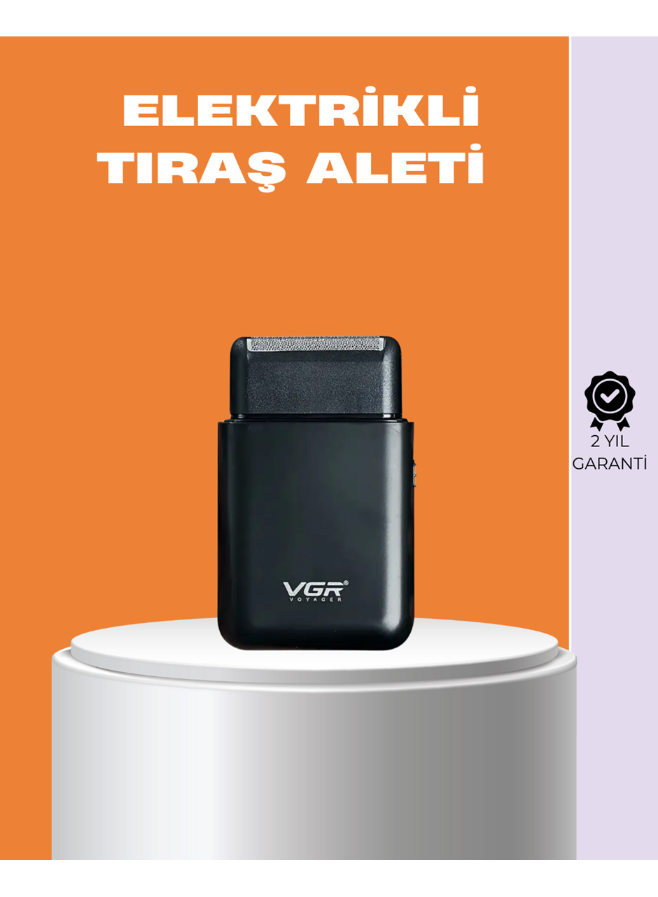 45 Dakika Çalışma Süreli Şarjlı Tıraş Makinesi | ABS Gövdeli