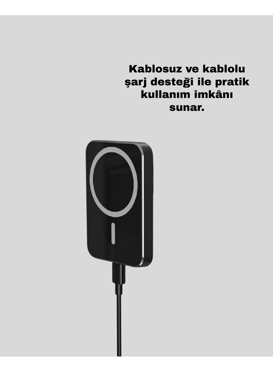 15W Kablosuz Şarj Destekli MagSafe Araç Tutucu Havalandırma Klipsli