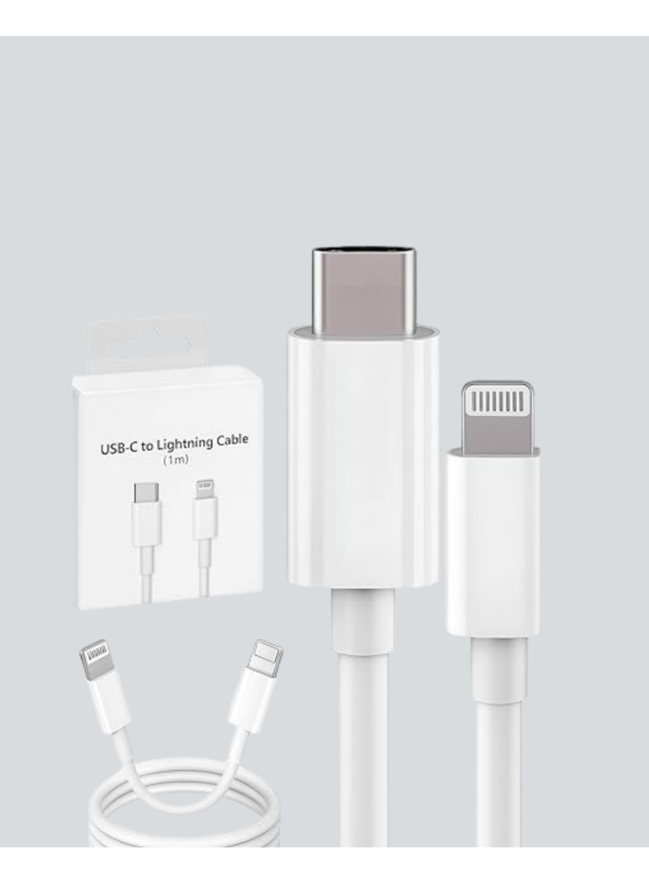 30W Type-C Lightning Hızlı Şarj Kablosu 1.2m iPhone Uyumlu