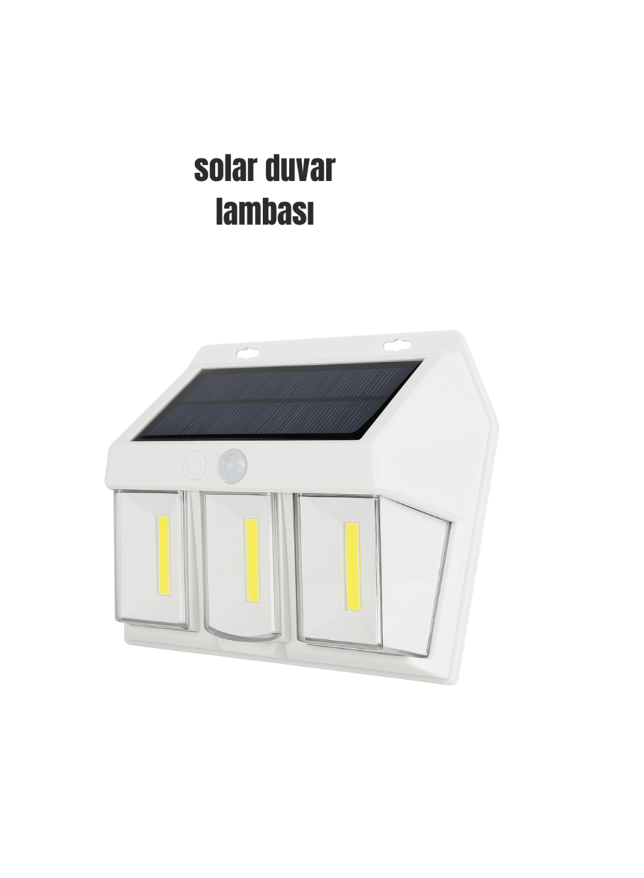 Suya Dayanıklı Solar Duvar Lambası – Akıllı Gece Sensörlü Işık