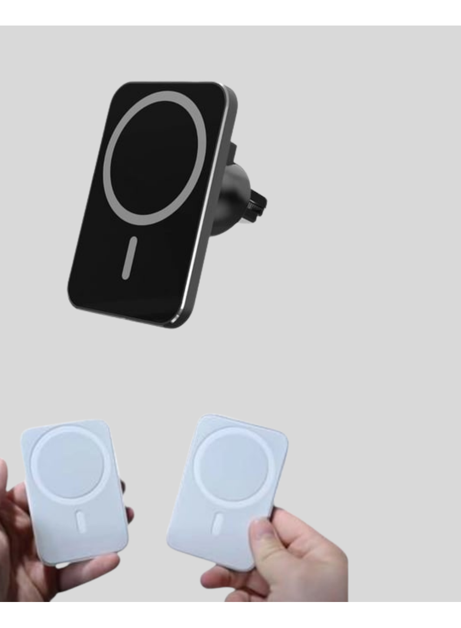 360° Döner Başlıklı MagSafe Araç Telefon Tutucu Hızlı Şarjlı