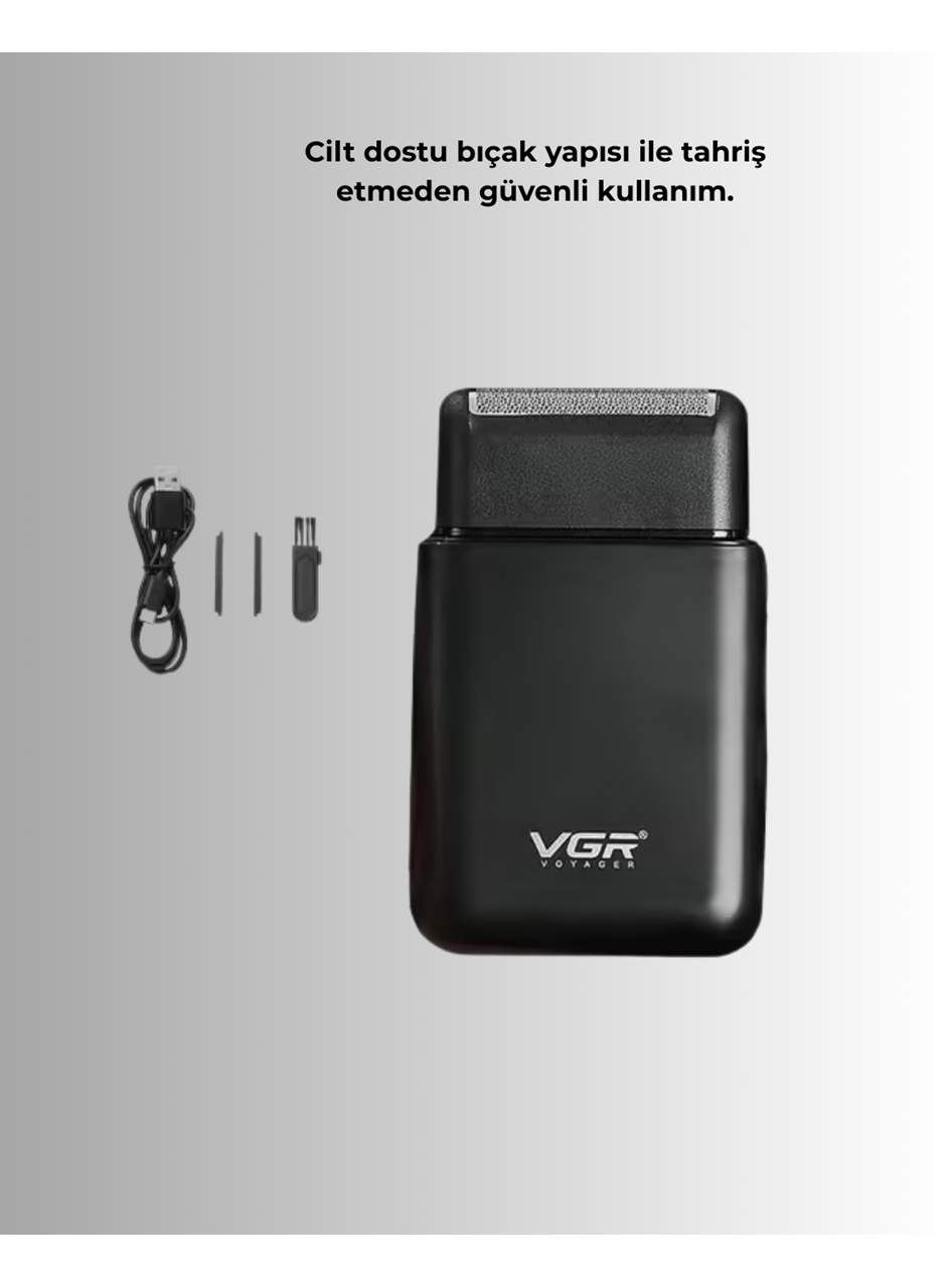 Ultra İnce Elektrikli Tıraş Makinesi | USB Şarjlı ve Su Geçirmez