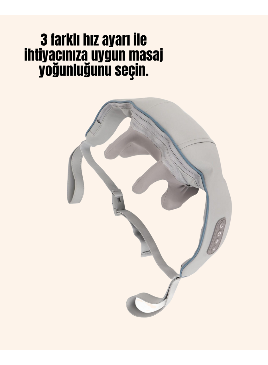 PU Deri Taşınabilir Masaj Aleti | Çok Bölgeli Kullanım