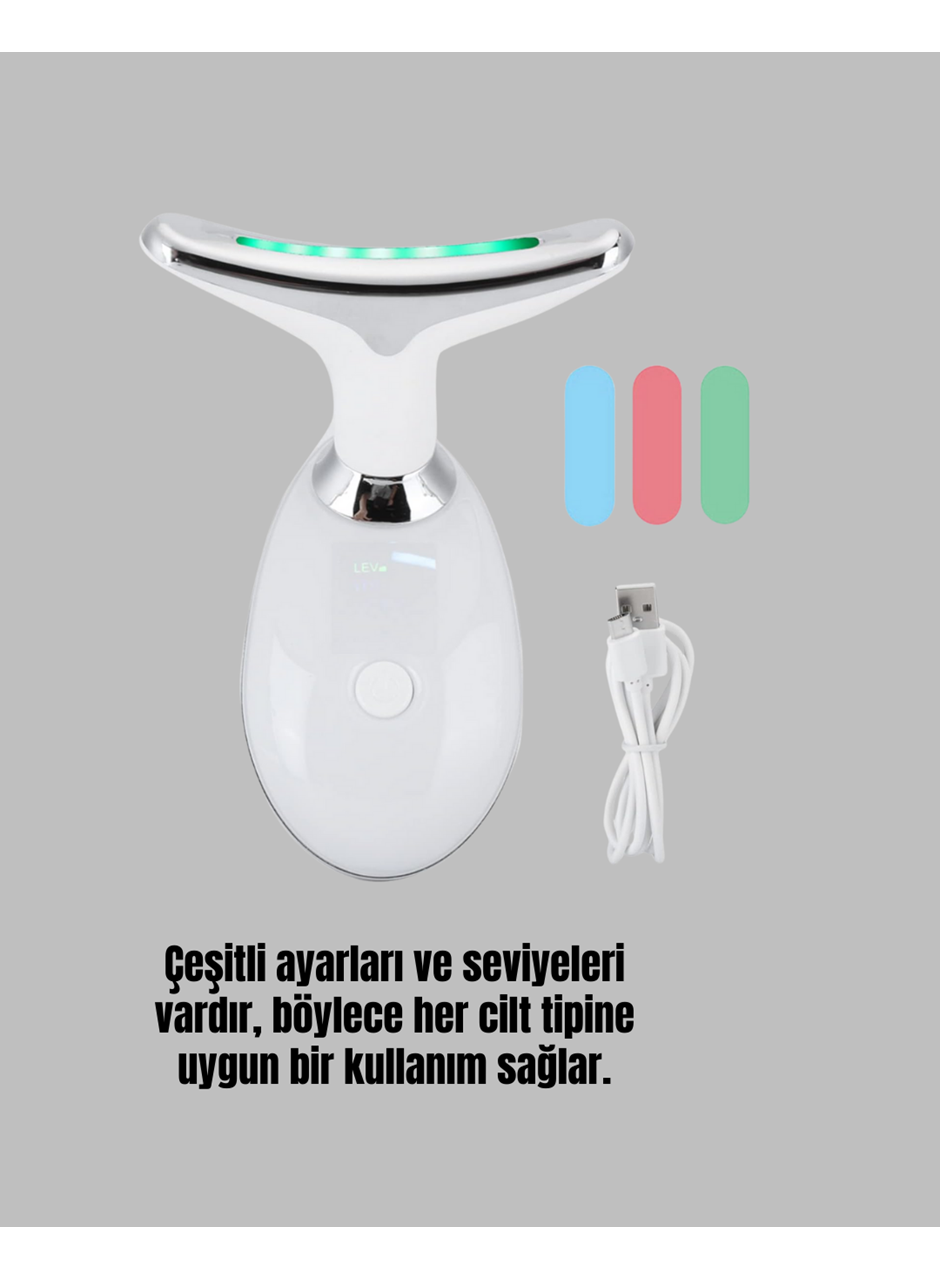 Kırışıklık Önleyici Güzellik Cihazı | Mikro Akım Masaj ve Isı Terapisi