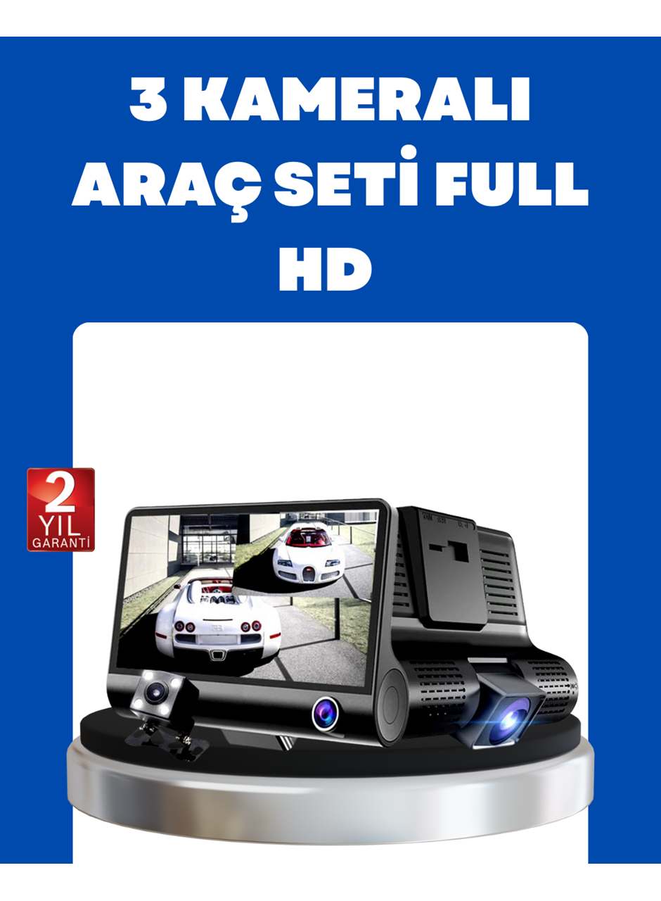 G-Sensör, Park Modu ve Döngüsel Kayıt Destekli Araç DVR