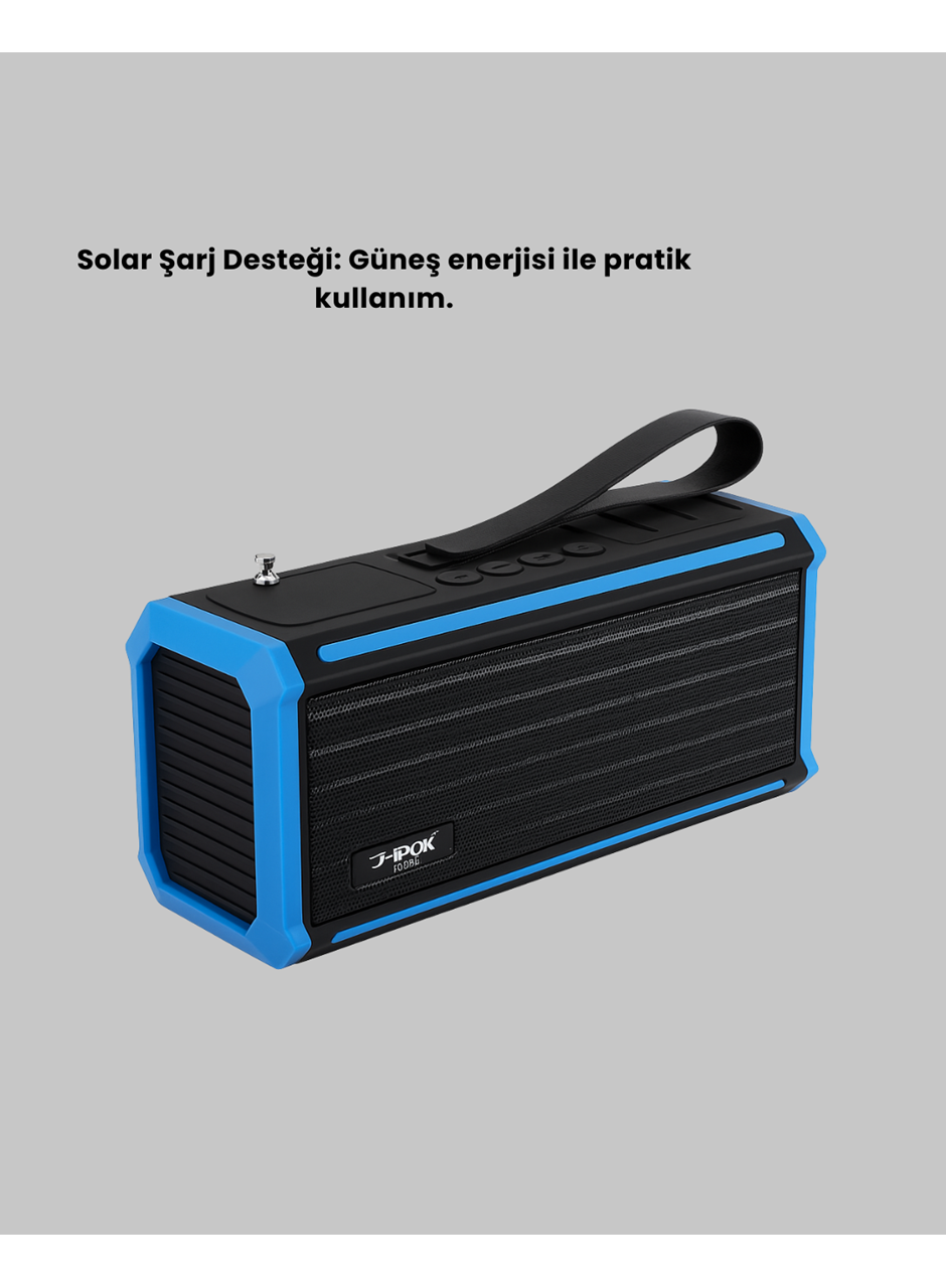 J-IPOX P520 Taşınabilir Bluetooth Hoparlör Güçlü Ses + Radyo