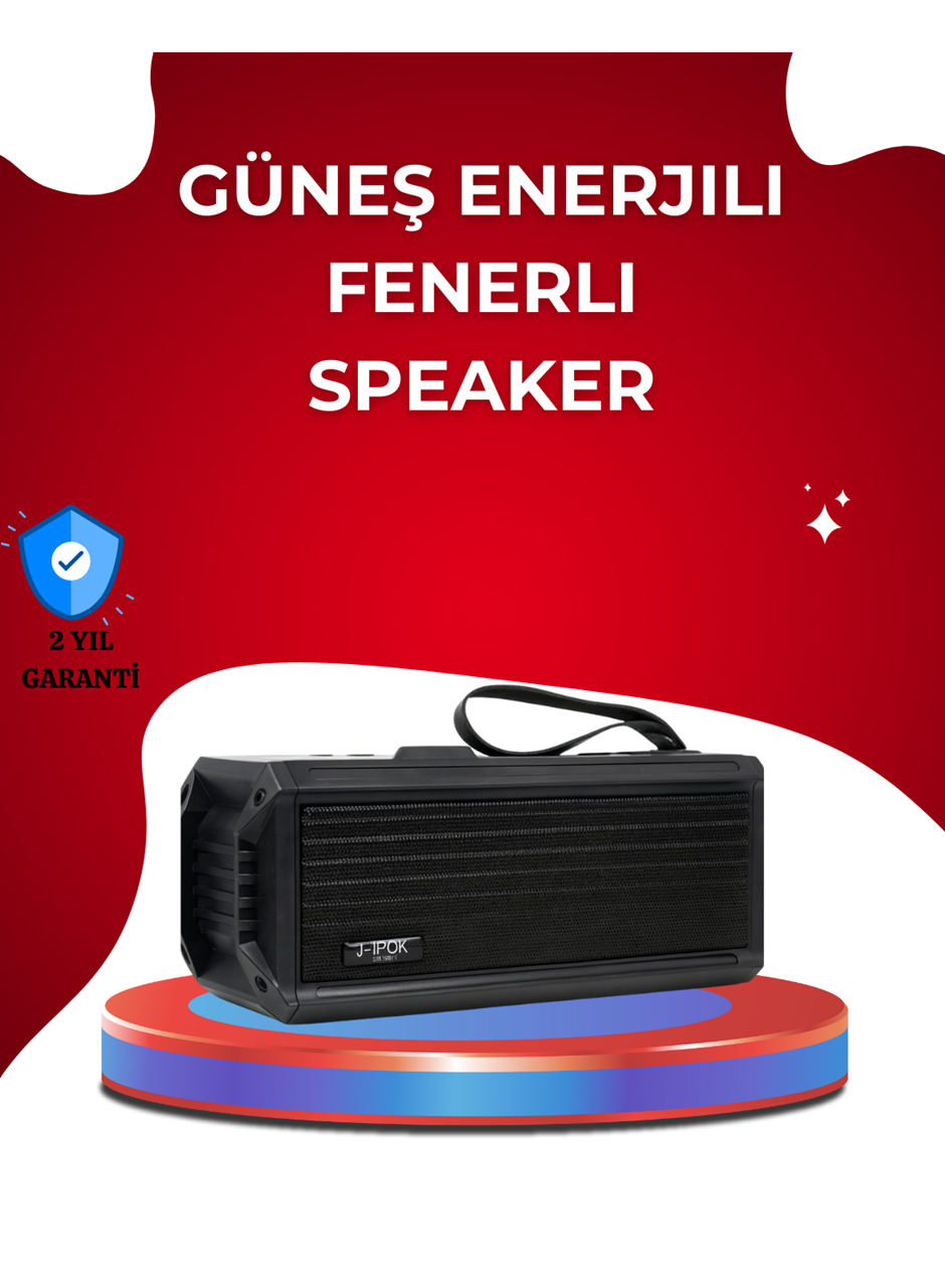 J-IPOX P520 Solar Enerjili Bluetooth Hoparlör FM Radyolu 8W Ses