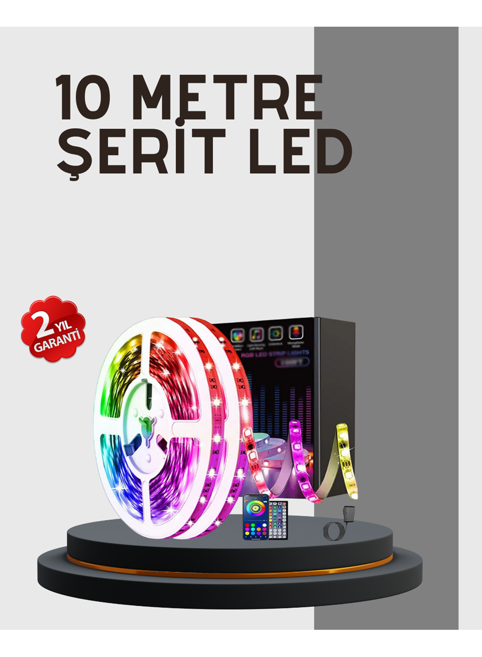 Su Geçirmez 10M Smart Şerit Led TV Arkası ve Oda Dekorasyonu İçin