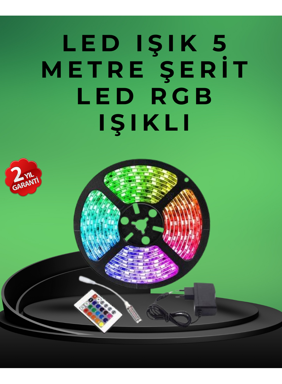 Pratik Kurulumlu 5 Metre Kumandalı Şerit LED