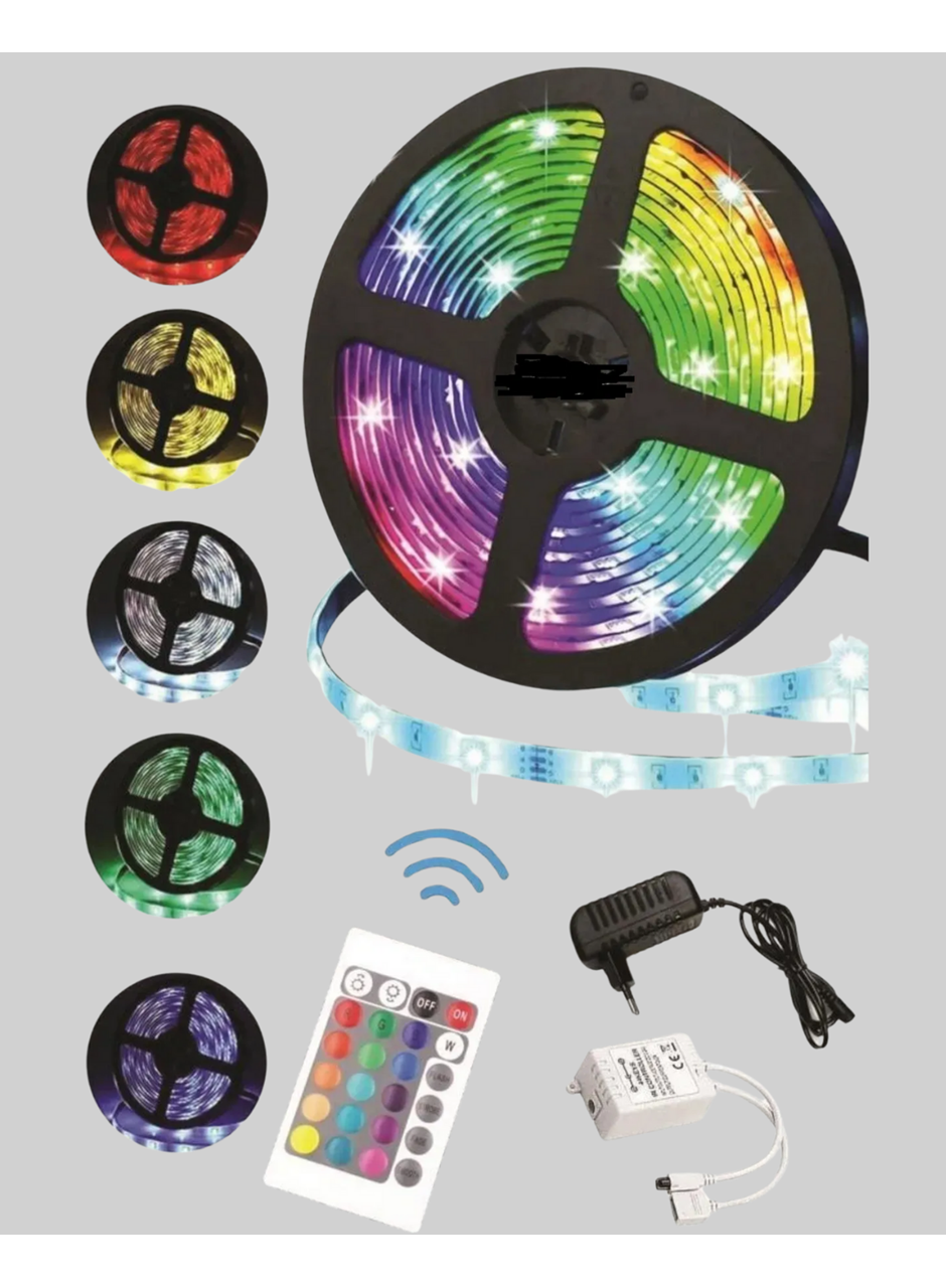 Pratik Kurulumlu 5 Metre Kumandalı Şerit LED