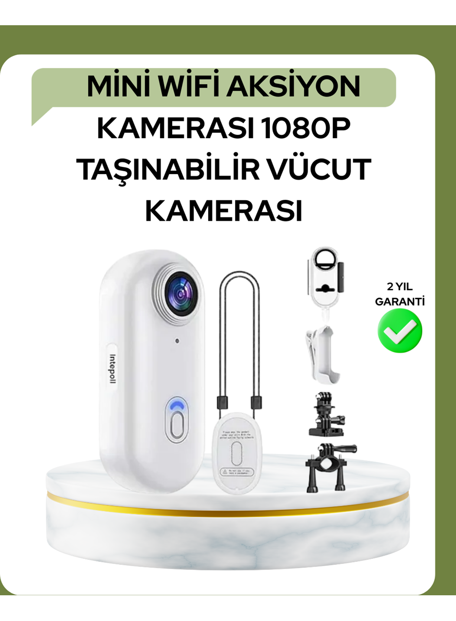 1080P WiFi Spor Kamerası Su Geçirmez Mini Aksiyon Kamera