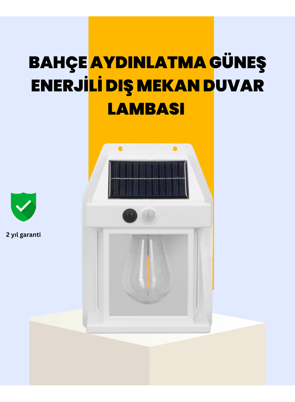 Sensörlü Solar Led Dış Duvar Aydınlatma