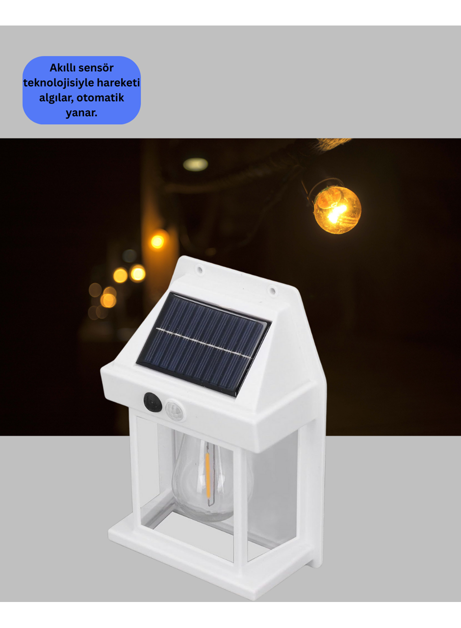 Sensörlü Solar Led Dış Duvar Aydınlatma