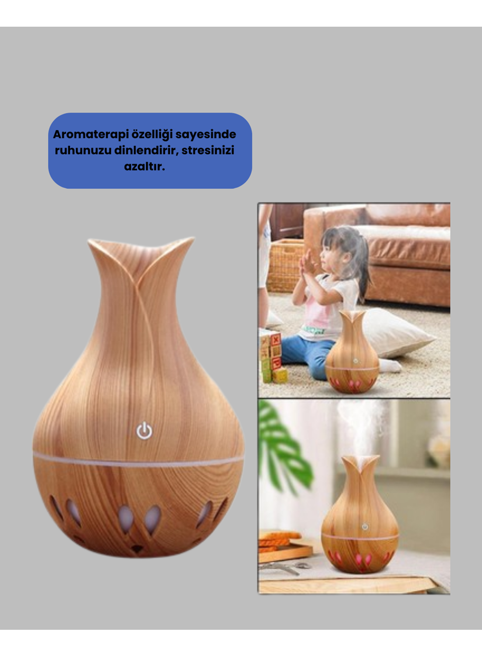 130ml Su Depolu USB Güçlü Kompakt Masaüstü Nemlendirici Difüzör