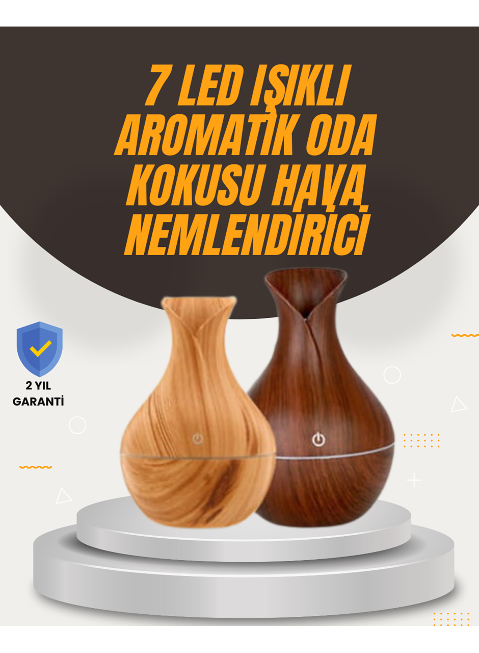 Aromaterapi Özellikli Ultrasonik Taşınabilir Oda ve Ofis Nemlendirici