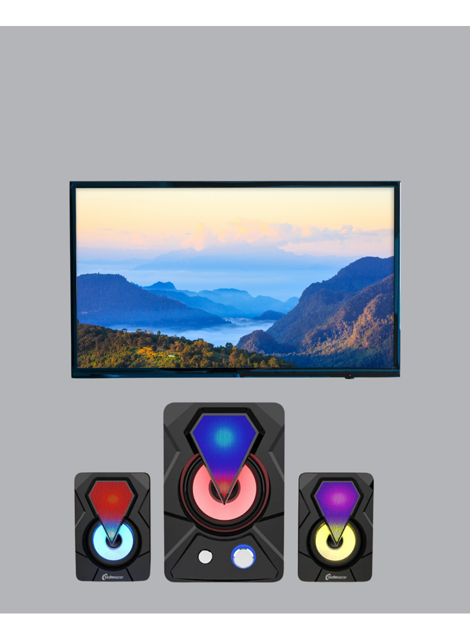 Renkli LED Işıklı Hoparlör