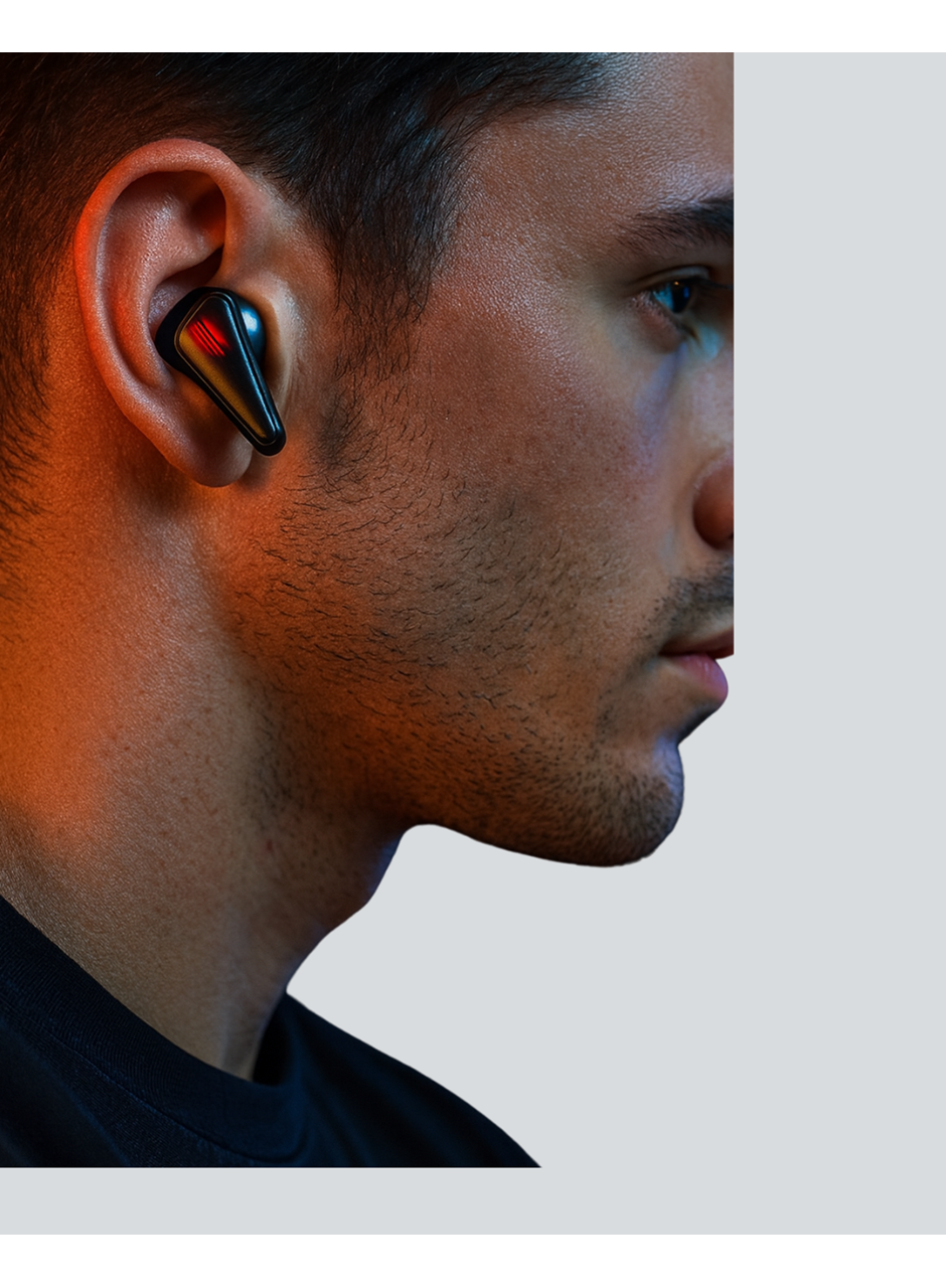 Bluetooth 5.0 Kablosuz Gaming Kulaklık Ergonomik Tasarım