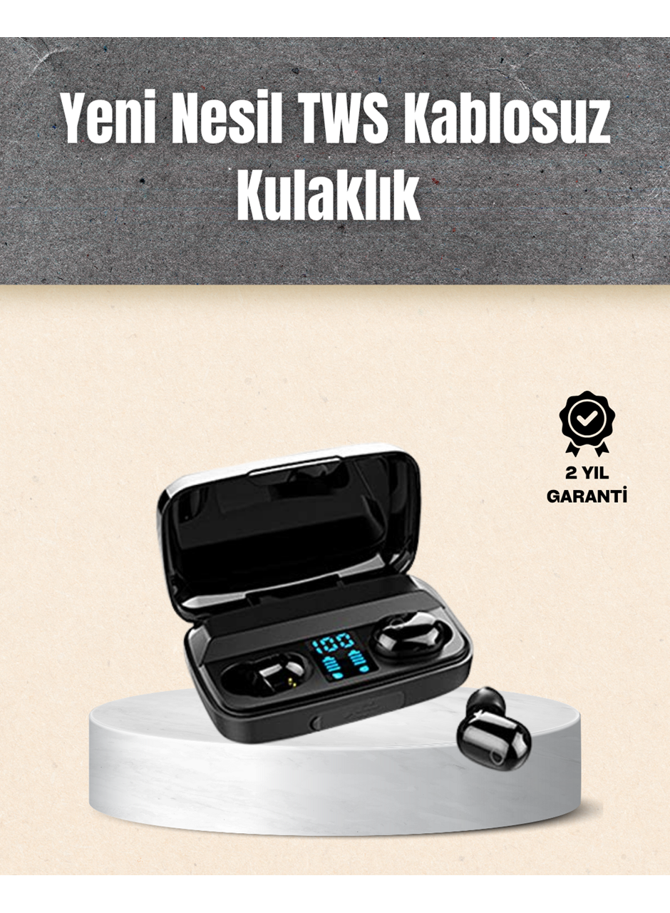 A10s TWS Ergonomik Bluetooth Kulaklık Uzun Pil Ömürlü