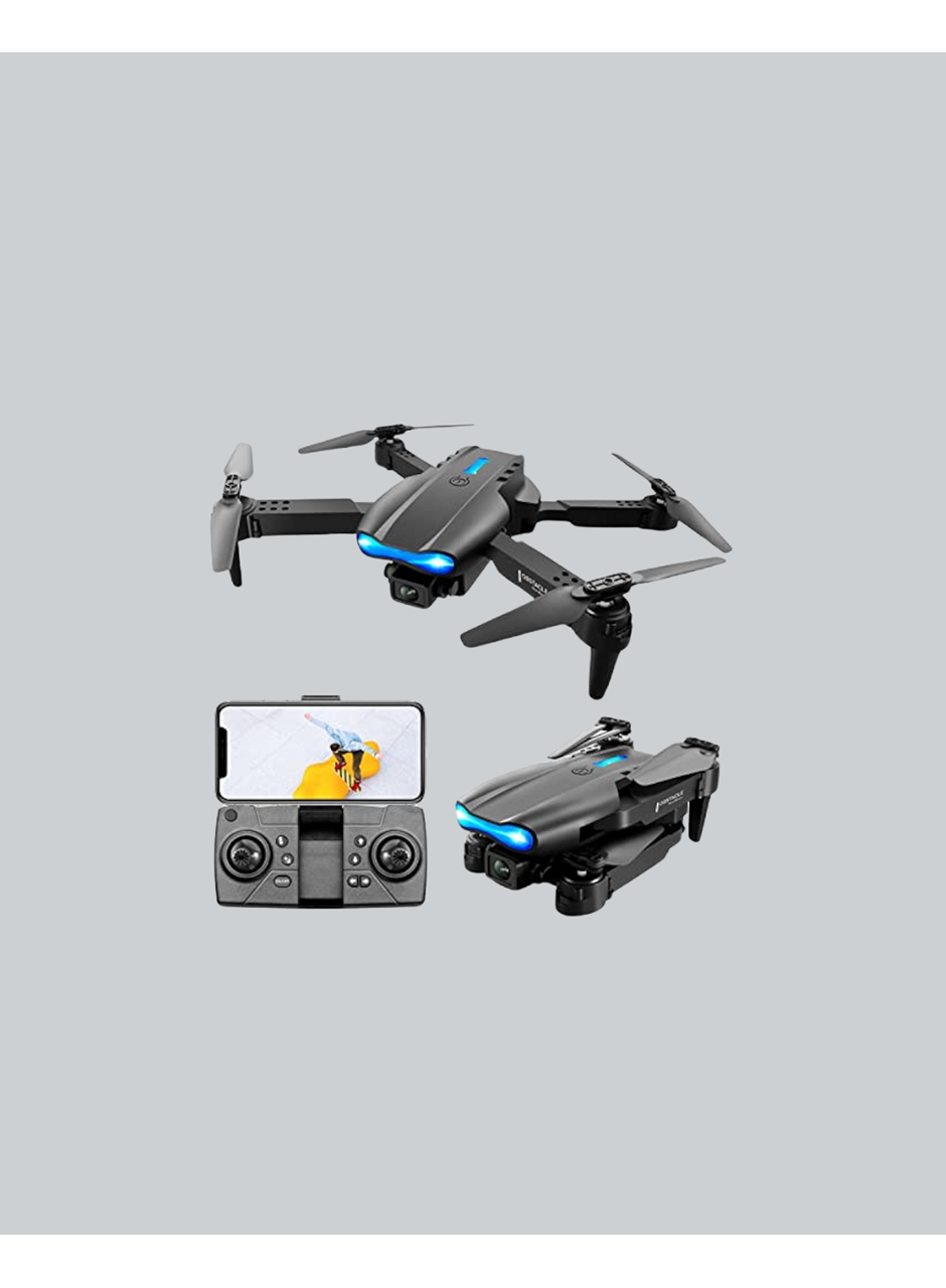 2.4G 4CH Katlanabilir Drone 100 Metre Uçuş Mesafeli