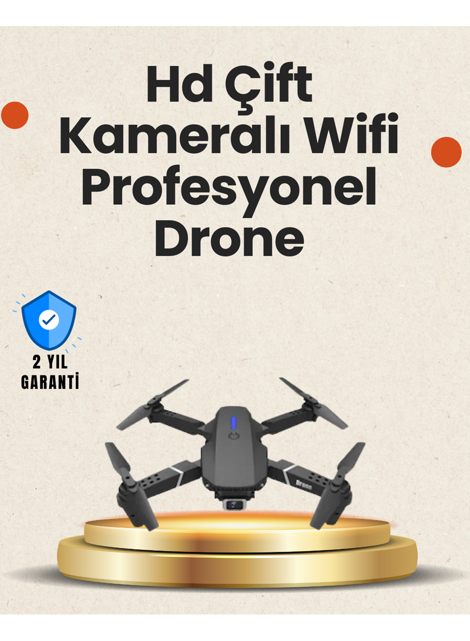 Yükseklik Sabitlemeli Katlanabilir Drone 1080P 4K Kamera Seçenekli