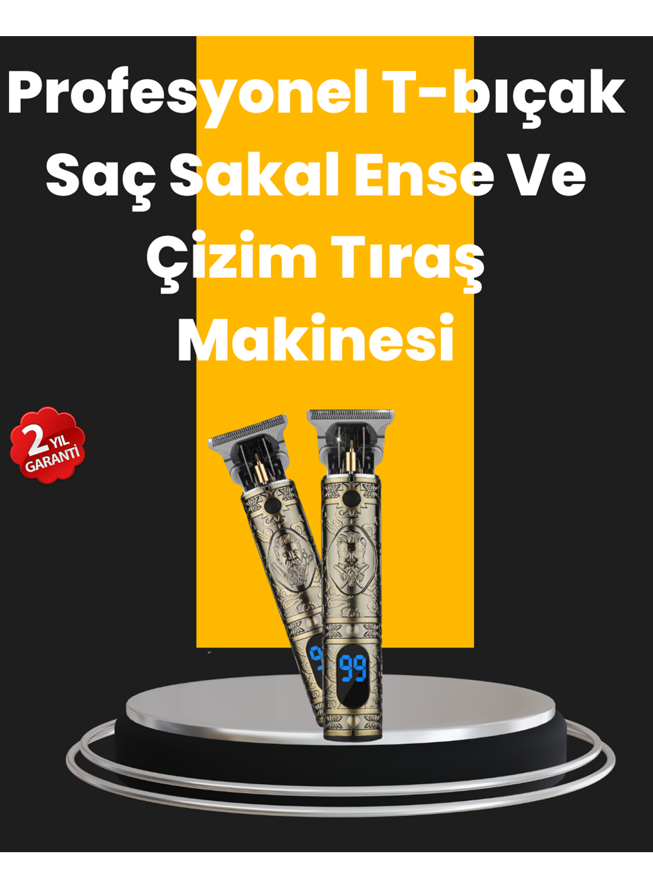 0.1 mm Hassas Kesim Tıraş Makinesi Şarjlı Metal Gövde
