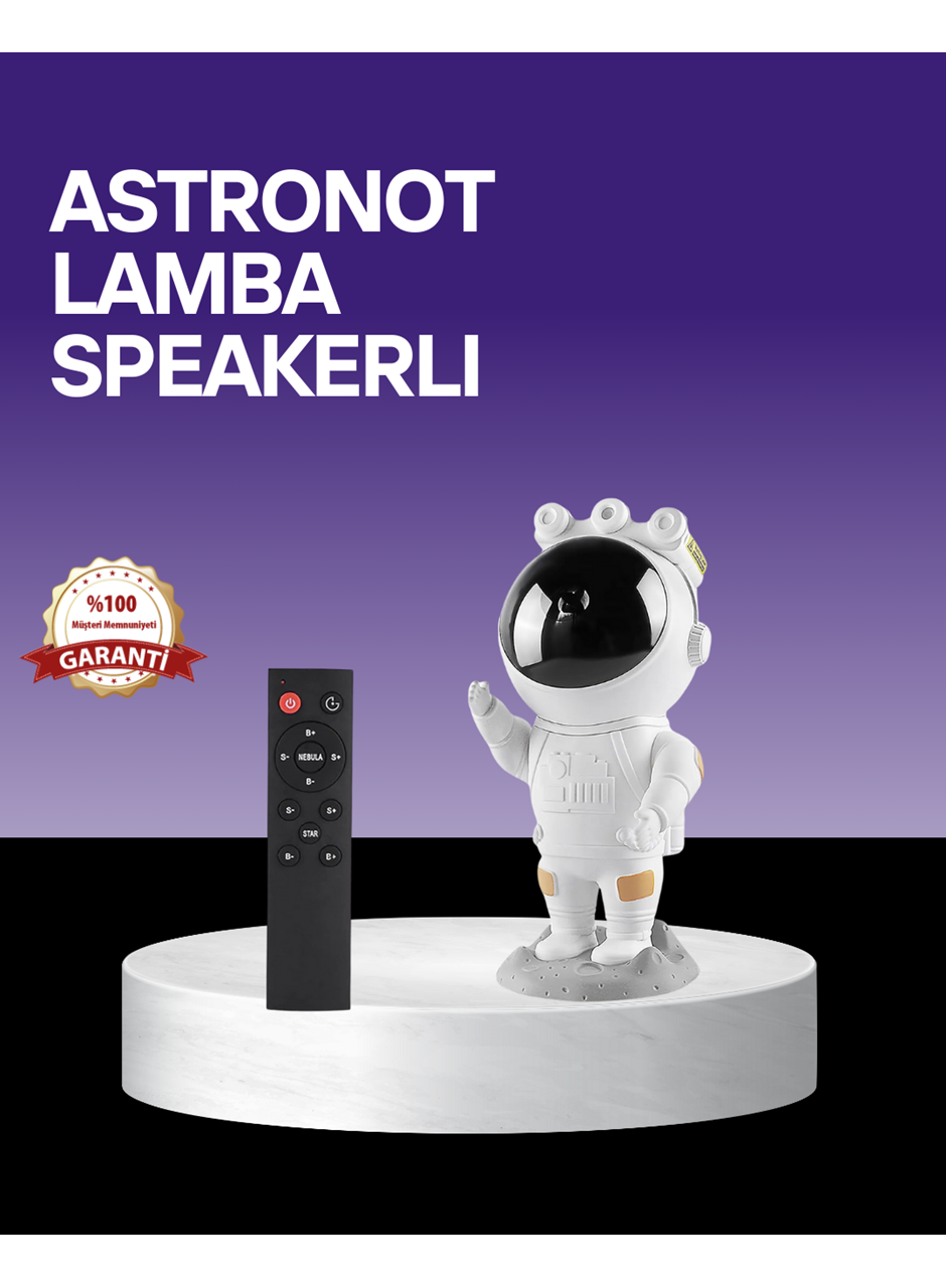 Dekoratif ve Fonksiyonel Astronot Projeksiyon Aydınlatma