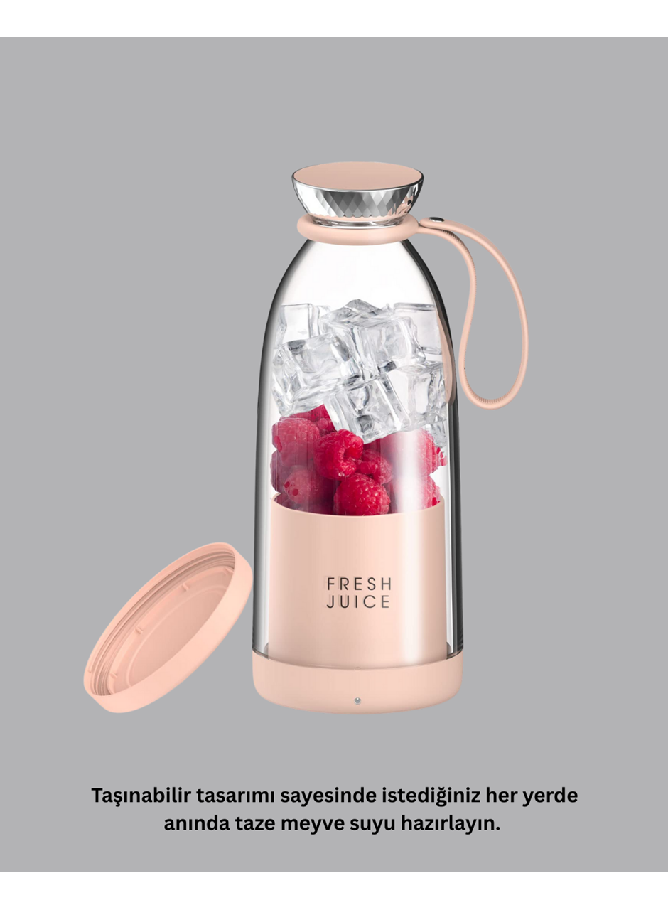 4 Bıçaklı Gıda Sınıfı Paslanmaz Çelik Taşınabilir Blender