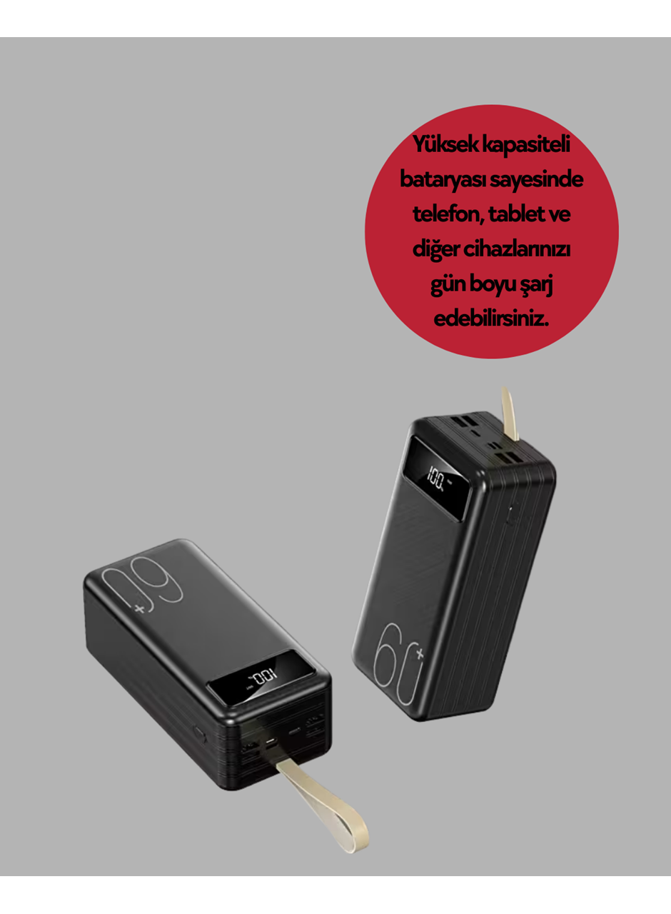 Seyahat ve Kamp İçin Portatif Güç Kaynağı Powerbank