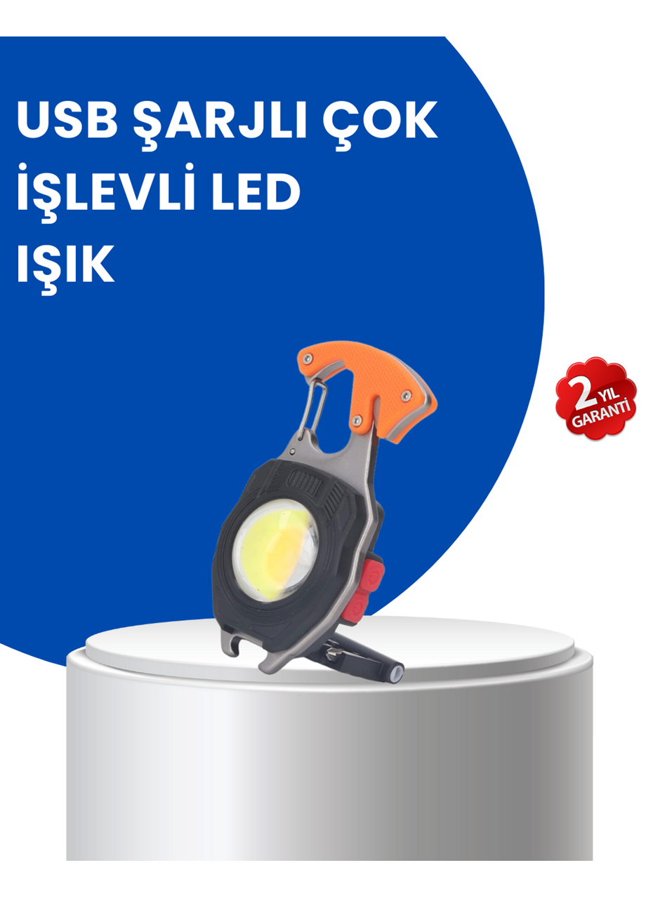 Çok Modlu LED Işıklı Pratik Anahtarlık