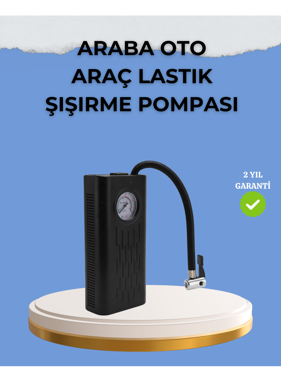 Çok Fonksiyonlu Dijital Gösterge Elektrikli Lastik Pompası