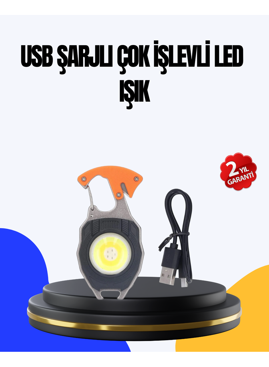 Kamp ve Doğa Yürüyüşü İçin Çok Fonksiyonlu Fener