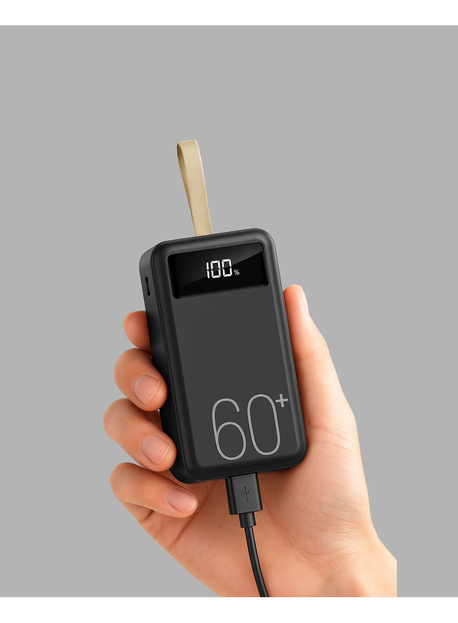 4 Çıkışlı Hızlı Şarj Destekli Powerbank