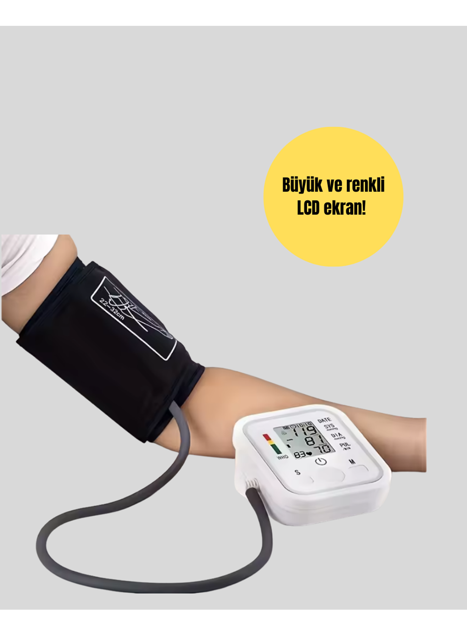 Taşınabilir Pil ve USB Girişli Tansiyon Aleti