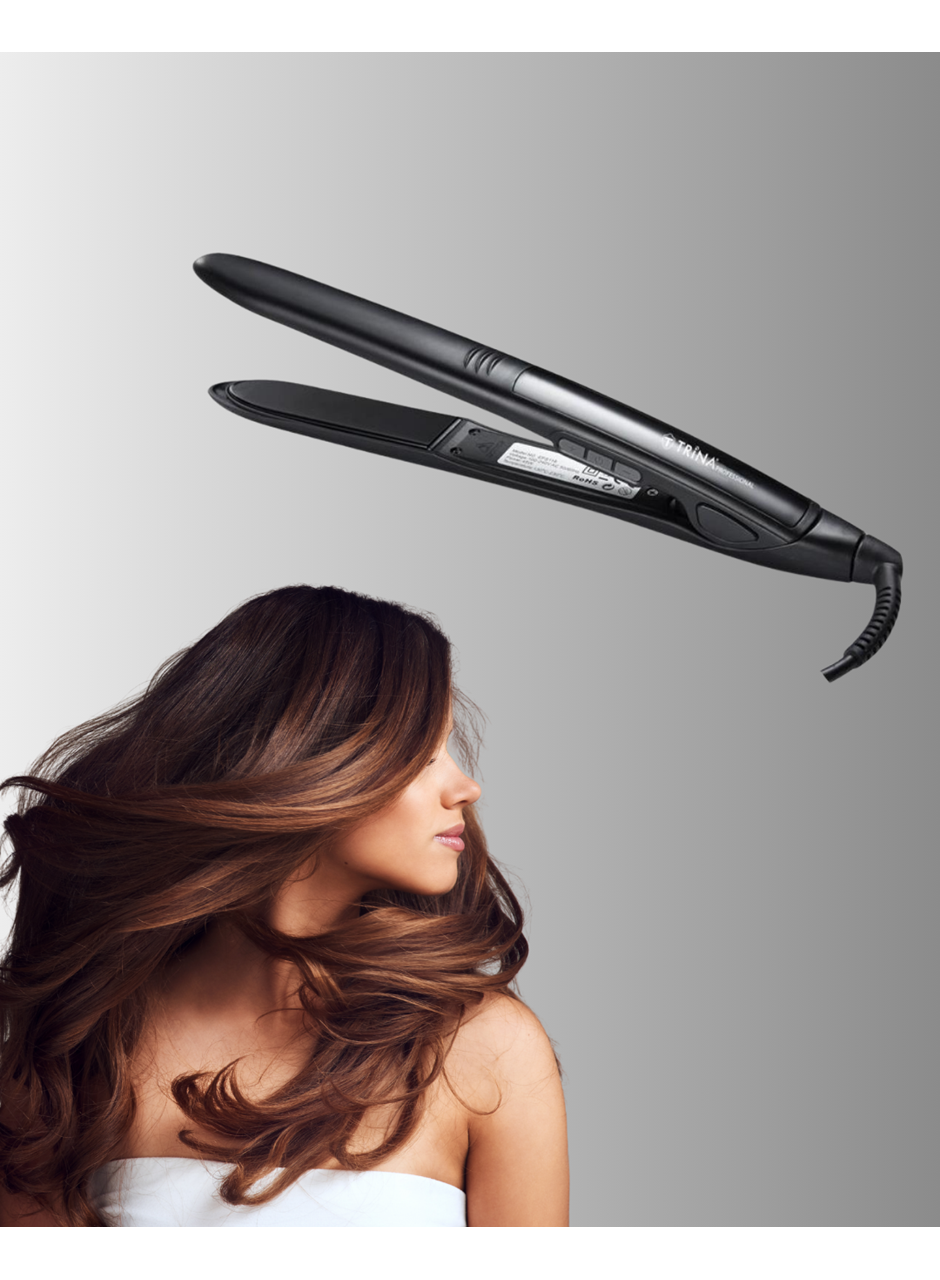 Isı Ayarlı 2025 Titanyum Kaplama Seramik Plakalı Saç Düzleştirici A Kalite Orijinal