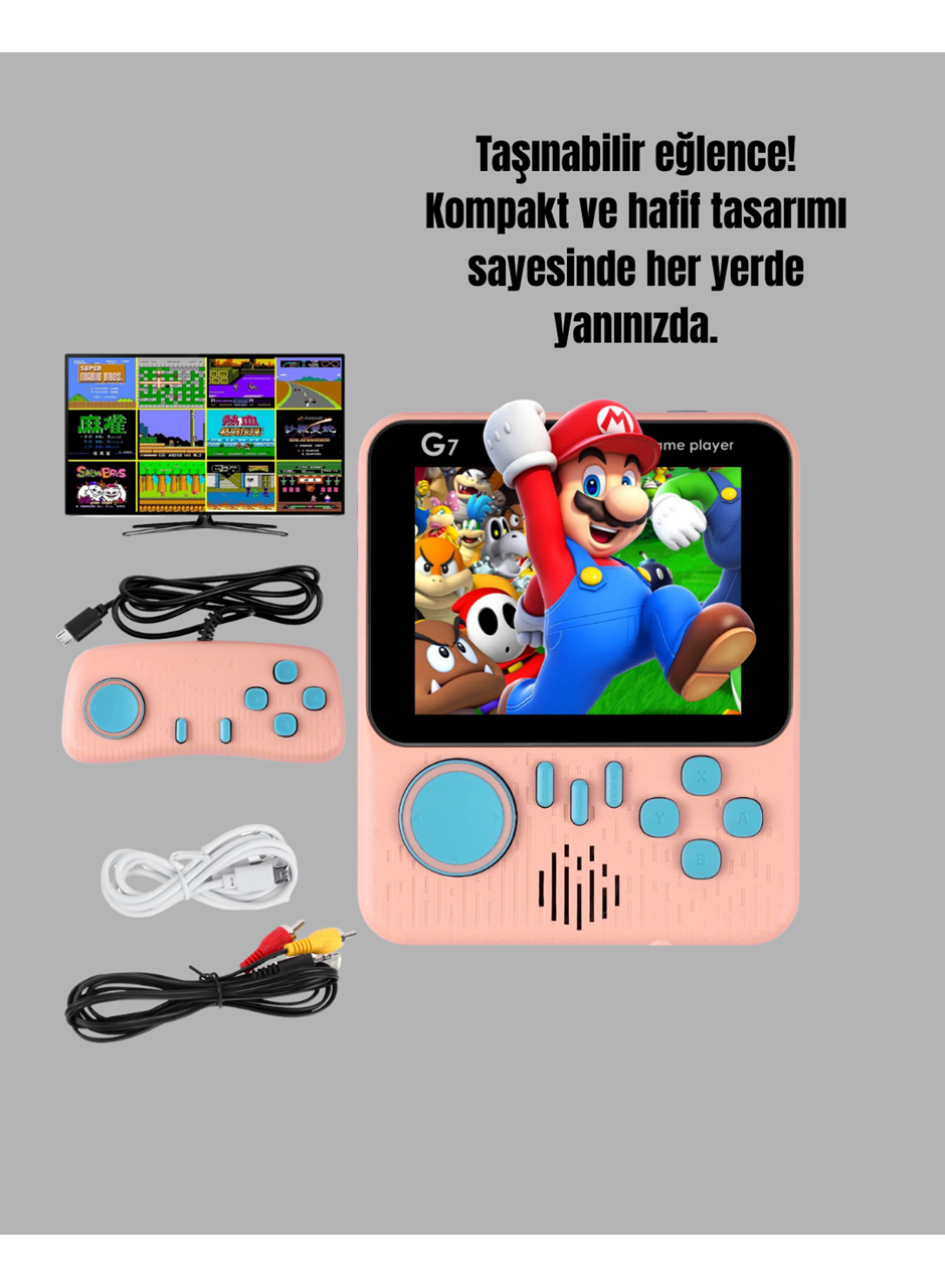 İki Kişilik Oyun Deneyimi Sunan Taşınabilir Retro Konsol